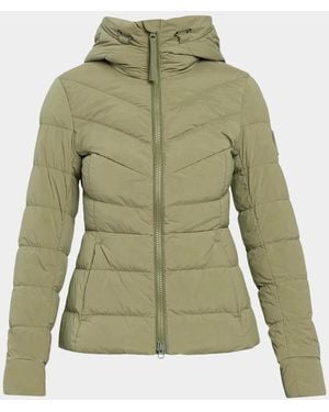 Canada Goose Clair Hooded Down Puffer Jacket - Green