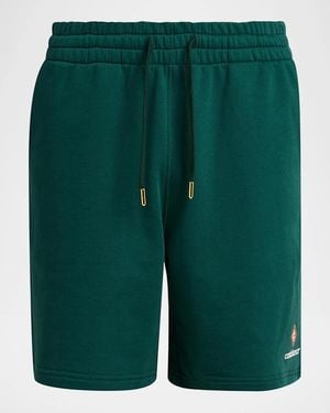 CASABLANCA Classic Cotton Shorts - Green