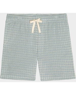 Rails Nova Drawstring Cotton-Blend Shorts - Blue