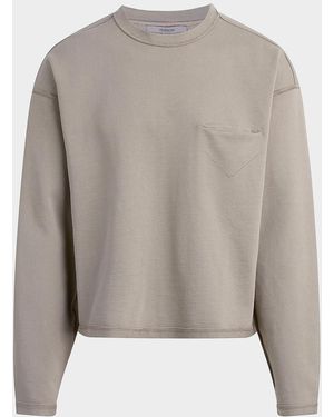 Hudson Jeans Apos;S French Terry Crewneck Sweatshirt - Gray