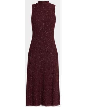 Altuzarra Marian Metallic Maxi Dress - Purple