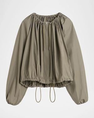 TOTEME Gathered Parachute Coat - Multicolor