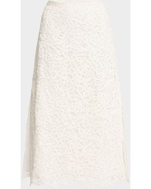 Sea Iyla Embroidered Skirt - Natural