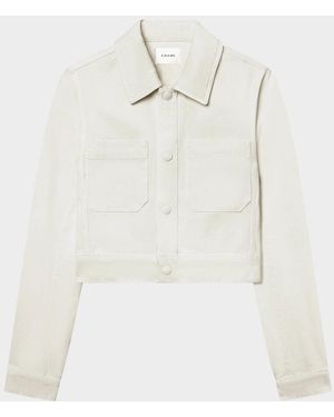 FRAME The Small Denim Jacket - Natural