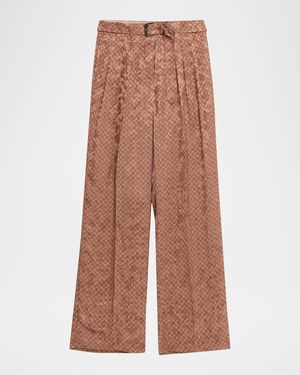 Dries Van Noten Wide Pants Peaches Bis in Blue | Lyst Dries Van Noten Wide Pants Peaches Bis in Blue | Lyst