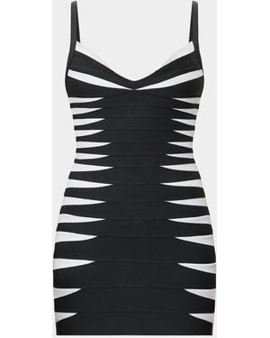 Hervé Léger The Tara Bandage Mini Dress - Black
