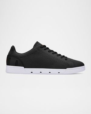 Swims Apos;S Breeze Tennis Knit Low-Top Sneakers - Black