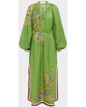 ALÉMAIS Phyllis Midi Dress - Green