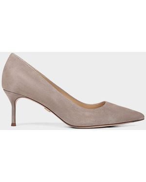 Veronica Beard 65Mm Rita Suede Pointed-Toe Pumps - White