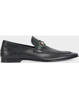Gucci Apos;S Como Leather Loafers - Black