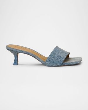 Cult Gaia Ada Slide Sandals - Blue