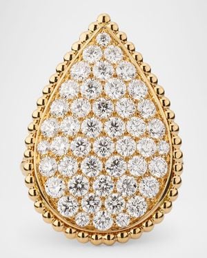 Boucheron Serpent Boheme Xl 18K Diamond Ring - Metallic