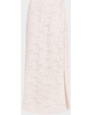 Ramy Brook Lucille Paillette Coverup Skirt - Natural