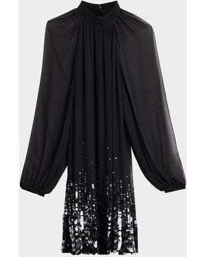 Emanuel Ungaro Bradly Paillette-Embellished Mini Dress - Black