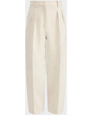 Altuzarra Dash Linen Pants - White