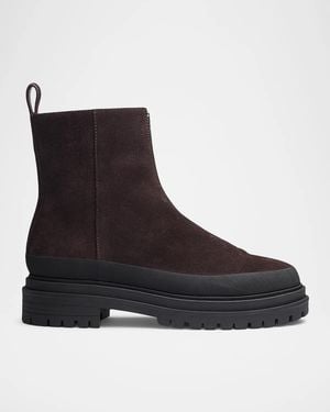 Rag & Bone Bedford Suede Ankle Boots - Black