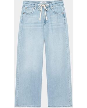 Rails Angeleno Drawstring Wide-Leg Jeans - Blue