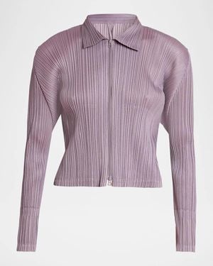 Issey Miyake Monthly Colors: August Blouson Jacket - Purple