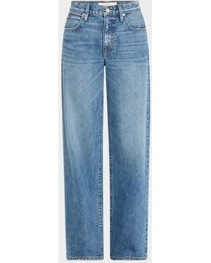 SLVRLAKE Denim Jazmine Wide-Leg Jeans - Blue