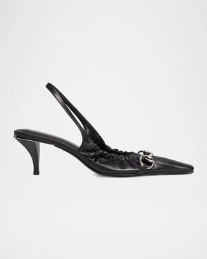 Gucci Vittoria 55Mm Slingback Kitten Heel Pumps - Multicolor
