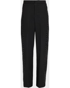 DIOTIMA Crystal Tosh Crystal-Embellished Pants - Black