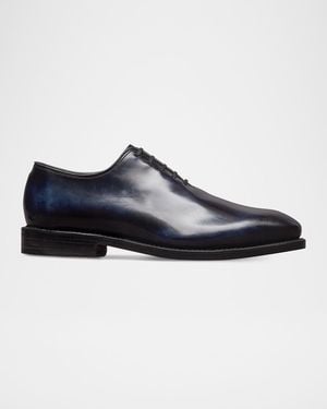 Allen Edmonds Apos;S Morrison Whole-Cut Patina Leather Oxford Dress Shoes - Blue