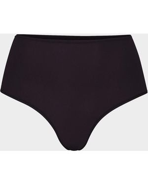 Skims Fits Everybody High-Waisted Thong - Black