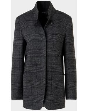 Akris Kamila Wool Cardigan Jacket - Black