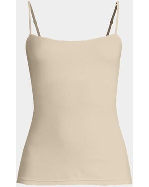 Cosabella Talco Scoop-neck Jersey Camisole - Natural