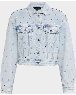 Generation Love Toddie Embellished Denim Jacket - Blue