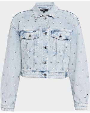 Generation Love Toddie Embellished Denim Jacket - Blue