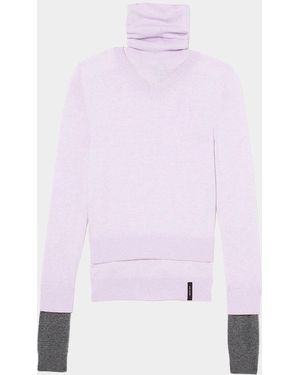 Marc Jacobs Layered Turtleneck Sweater - Purple