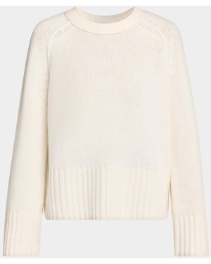 Jonathan Simkhai Curtis Cashmere Crewneck Sweater - Natural