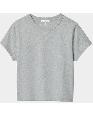 Rag & Bone Kelly Cotton T-Shirt - Gray