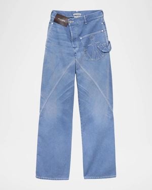 JW Anderson Twisted Workwear Jeans - Blue