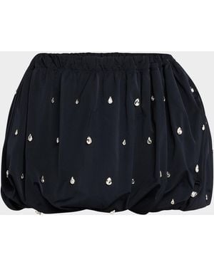 A.L.C. Holly Embellished Bubble Mini Skirt - Blue