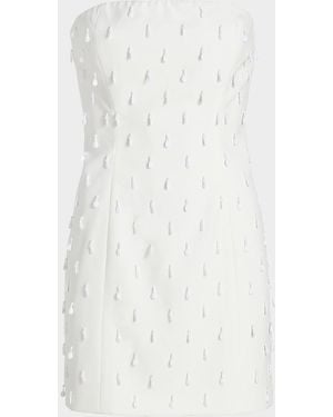 Generation Love Isabel Strapless Embellished Mini Dress - White