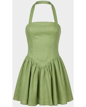 sachin and babi light blue dress Mint Green Flowy Maxi Dress