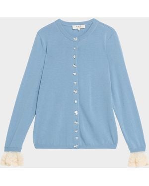 Sea Diane Knit Cardigan - Blue