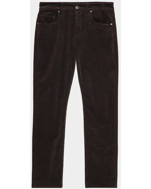 PAIGE Apos;S Federal Croduroy Straight-Leg Pants - Black