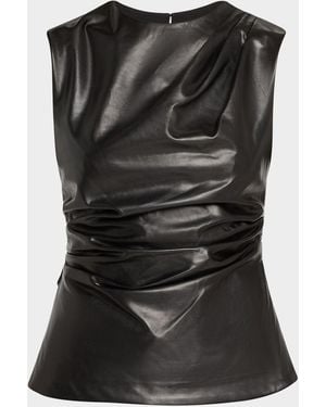 Jonathan Simkhai Wynter Draped Top - Black
