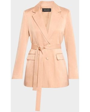 Kobi Halperin Jessi Belted Cotton Jacket - White
