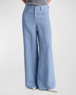 Twp Tiny Dancer Wide-Leg Denim Jeans - Blue