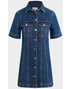 Joe's Jeans The Denim Trucker Shift Dress - Blue