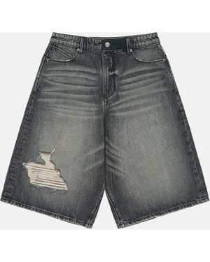 RTA Apos;S Gustavo Denim Bermuda Shorts - Gray
