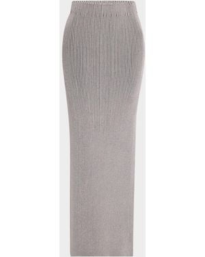 IRO Carlota Ribbed Skirt - Gray