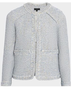 Rag & Bone Clarice Tweed Jacket - Gray