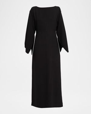 By Malene Birger Hella Wide-Sleeve Maxi Dress - Black