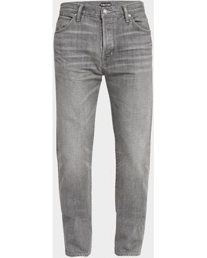 Tom Ford Apos;S Selvedge Denim Jeans - Gray