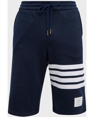 Thom Browne Apos;S 4-Bar Basic Terry Sweat Shorts - Blue